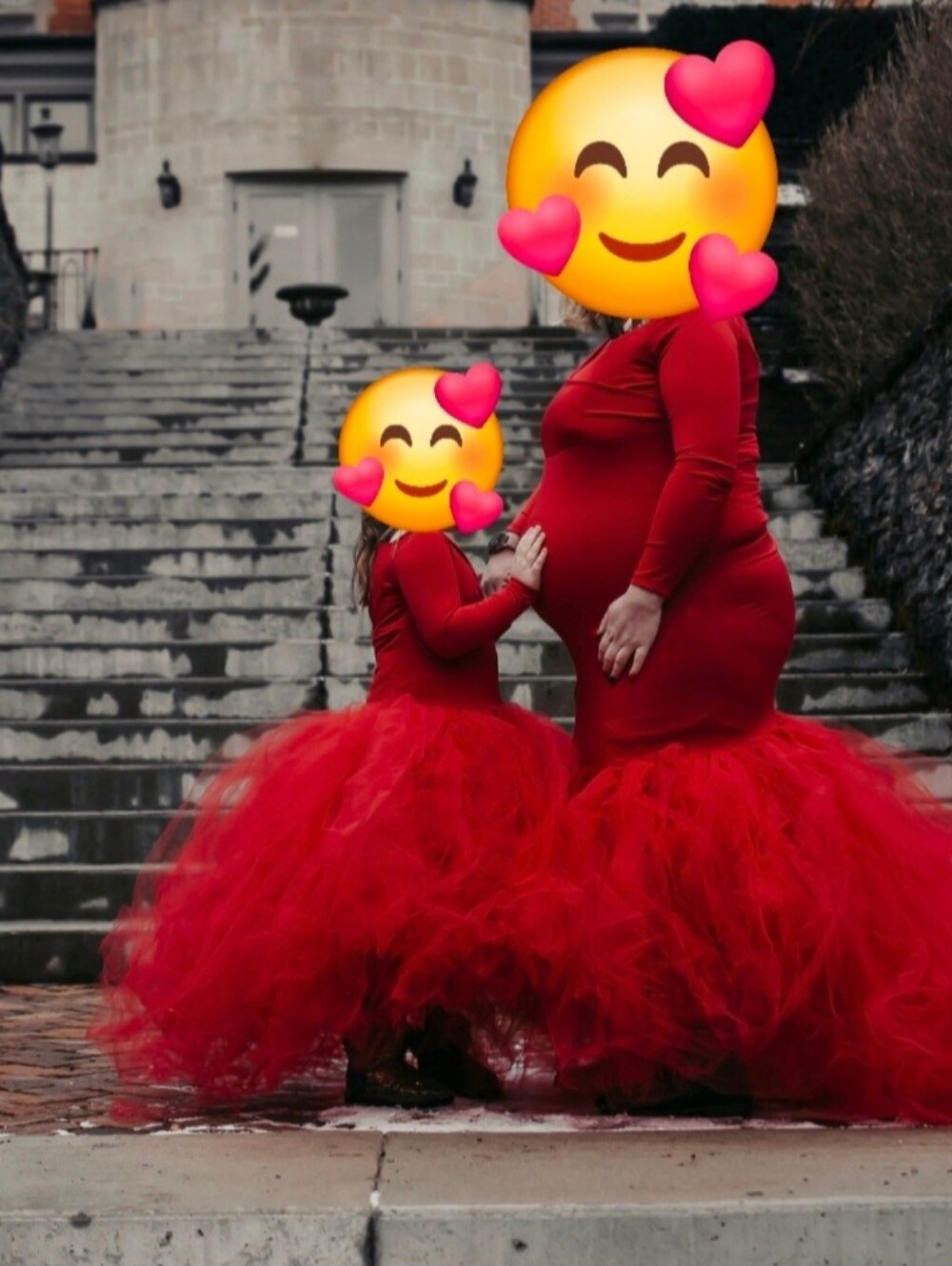 Custom Mommy & Me Mermaid Maternity Dress Bundle